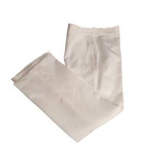 John Meyer Collection Women's White Polyester Flared Leg Dress Pant Size 14. Tin